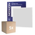 Fordelspakke 5x Noxion LED Panel Ecowhite V4.0 28W 3360lm - 830-840-865 CCT | 60x60cm - Philips driver