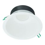 Philips LED Downlight Coreline DN142B Aluminium Hvid 9.8W 1200lm 60D - 840 Kold Hvid | Udsnit 155mm - IP20 - Hvid Reflektor