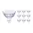 Fordelspakke 10x Philips Master Value LED Spot GU5.3 MR16 5.8W 450lm 60D - 927 ekstra varm hvid | bedste farvegengivelse - dæmpbar - erstatter 35W