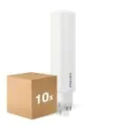 Fordelspakke 10x Philips CorePro PL-C LED 9.5W 990lm - 830 Varm Hvid | 4-Pinde - Erstatter 26W