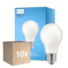Fordelspakke 10x Philips Corepro LED Pære E27 Pære matt 10.5W 1521lm - 827 ekstra varm hvid | erstatter 100W